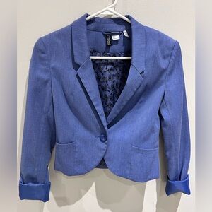 Elegant Blue Women's Blazer